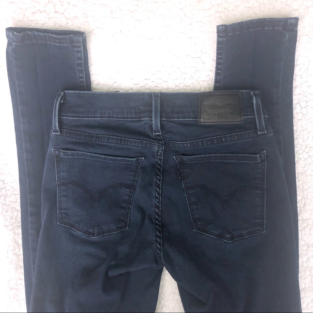 Levi’s 710 jeans super skinny dark navy blue denim women’s size 26